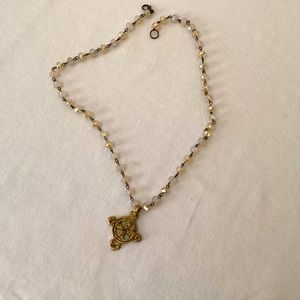 Celtic cross necklace